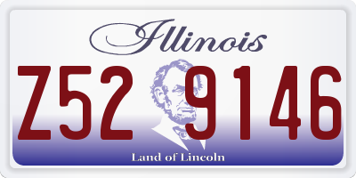 IL license plate Z529146