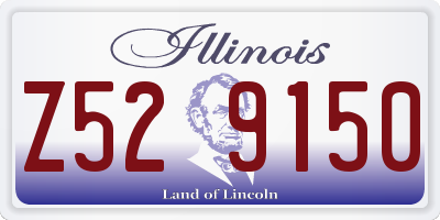 IL license plate Z529150