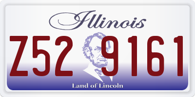 IL license plate Z529161