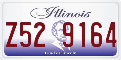 IL license plate Z529164