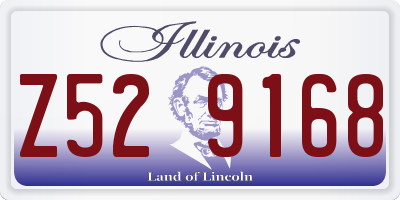 IL license plate Z529168