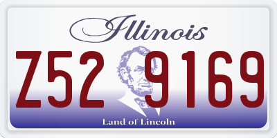 IL license plate Z529169