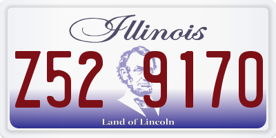 IL license plate Z529170