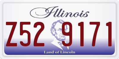 IL license plate Z529171