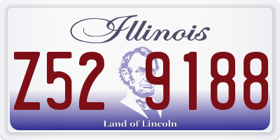 IL license plate Z529188