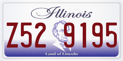 IL license plate Z529195