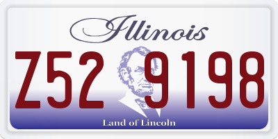 IL license plate Z529198