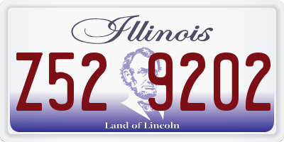 IL license plate Z529202