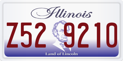 IL license plate Z529210