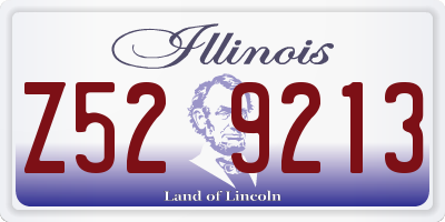IL license plate Z529213