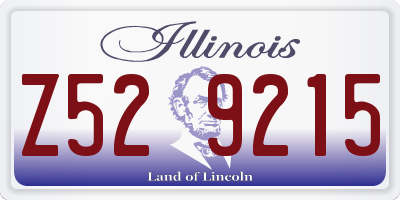IL license plate Z529215