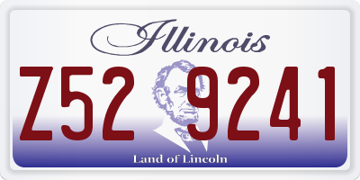 IL license plate Z529241