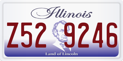 IL license plate Z529246