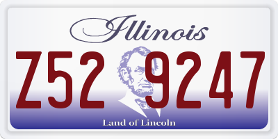 IL license plate Z529247