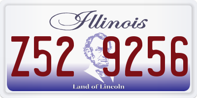 IL license plate Z529256