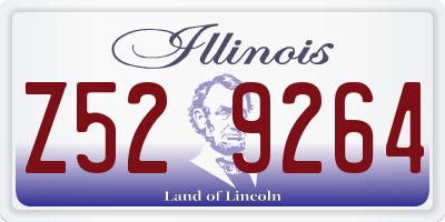 IL license plate Z529264