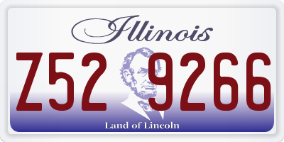 IL license plate Z529266