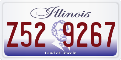 IL license plate Z529267