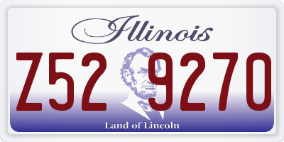 IL license plate Z529270
