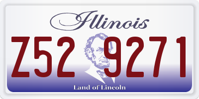 IL license plate Z529271