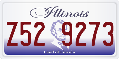IL license plate Z529273