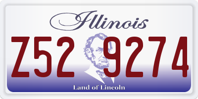 IL license plate Z529274