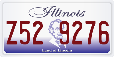 IL license plate Z529276