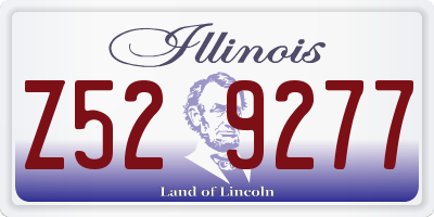 IL license plate Z529277