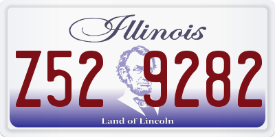 IL license plate Z529282