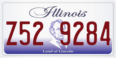 IL license plate Z529284