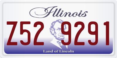 IL license plate Z529291