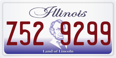 IL license plate Z529299