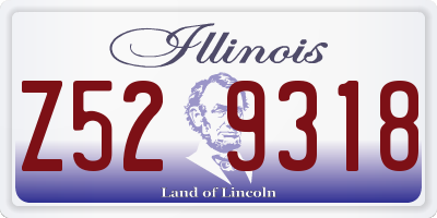 IL license plate Z529318
