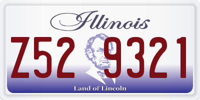 IL license plate Z529321