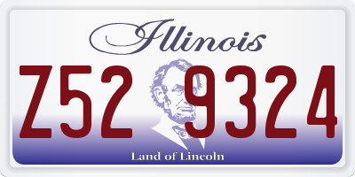 IL license plate Z529324