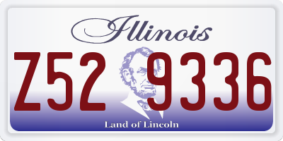 IL license plate Z529336