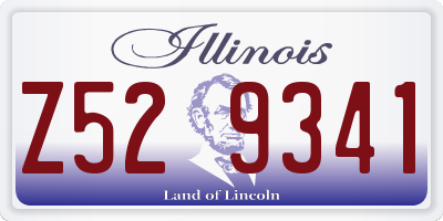 IL license plate Z529341