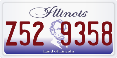 IL license plate Z529358