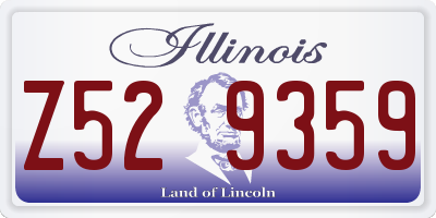 IL license plate Z529359