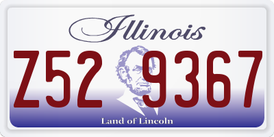 IL license plate Z529367