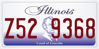 IL license plate Z529368