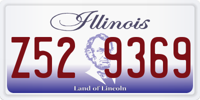 IL license plate Z529369
