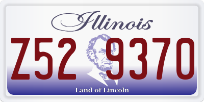 IL license plate Z529370