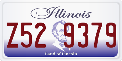 IL license plate Z529379
