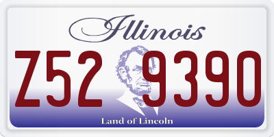 IL license plate Z529390
