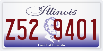 IL license plate Z529401