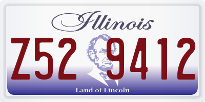 IL license plate Z529412