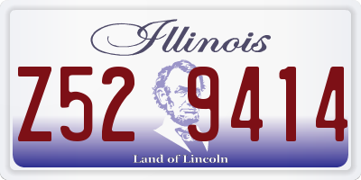 IL license plate Z529414