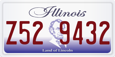 IL license plate Z529432