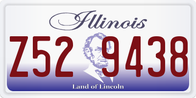 IL license plate Z529438
